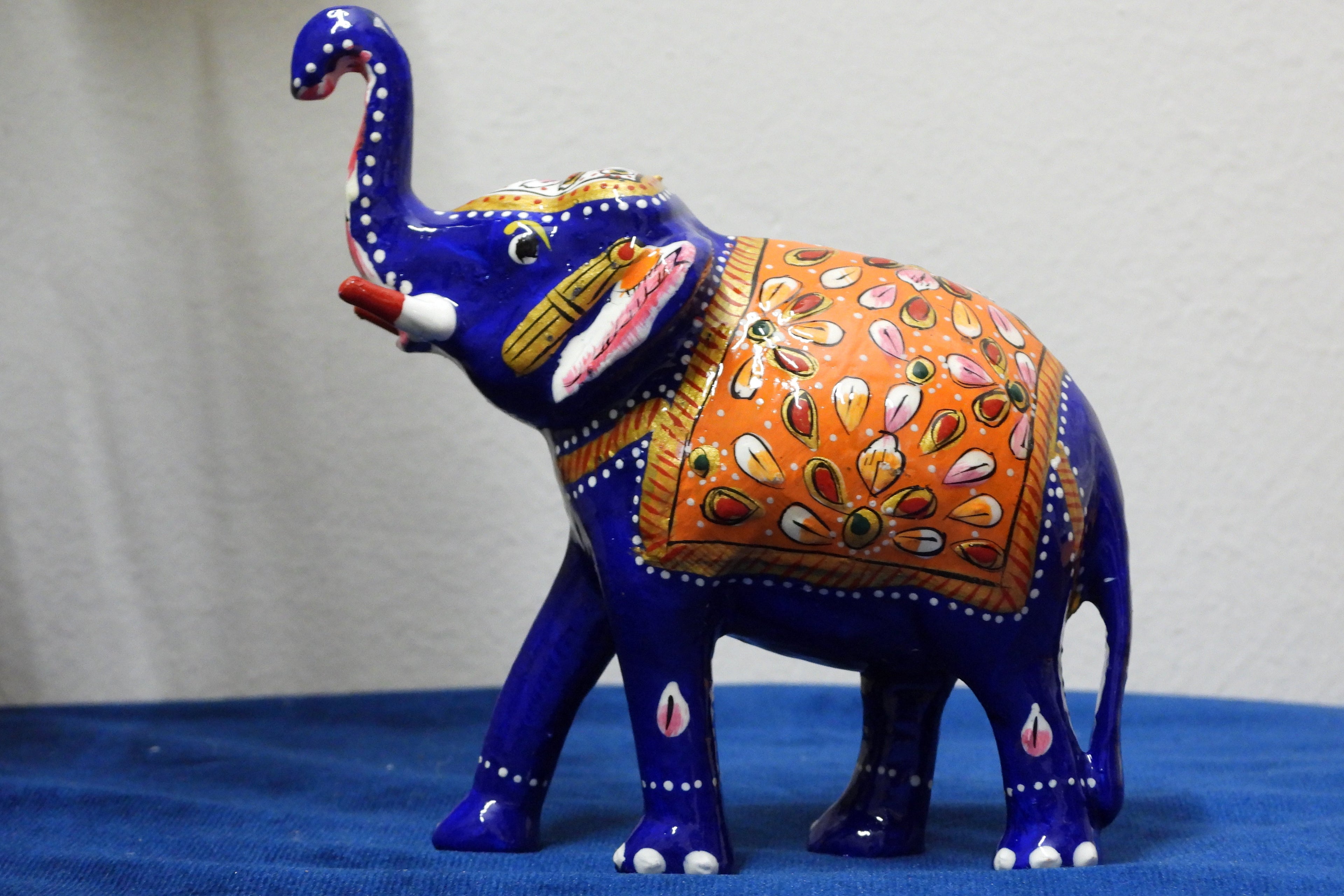 Handcrafted Meenakari  Elephant Statue set of 4